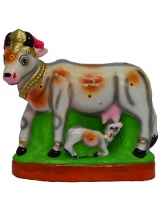 Cow Krishna (v) - 8.5"