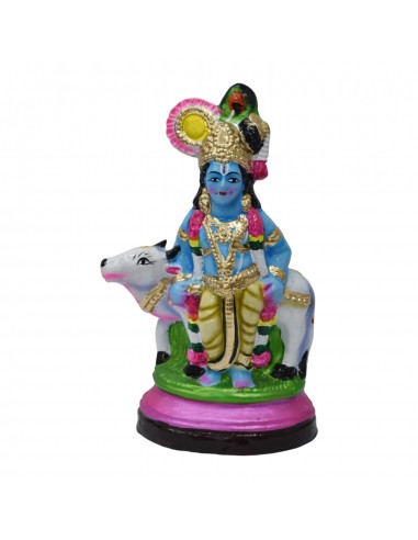 Cow With Krishna (Big) - 12"
