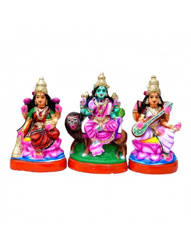 Lakshmi , Saraswathi & Durga (Big) - 14"