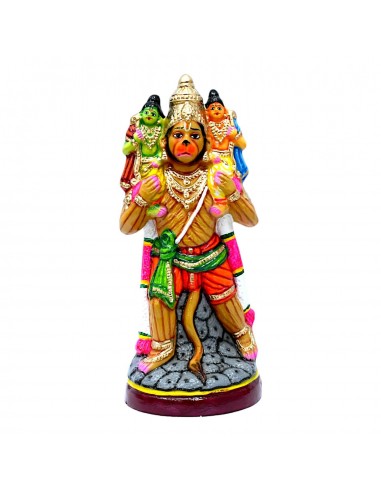 Hanuman & ramar,lakshmanar - 15.5"