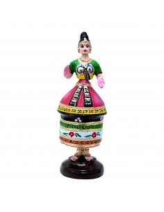 Manipuri Tanjor Doll - 13.5"