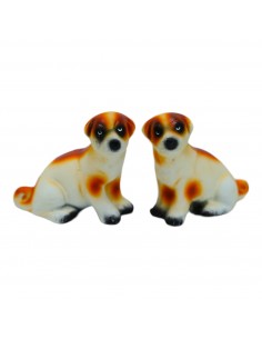 Brown Dog Pair - 3"