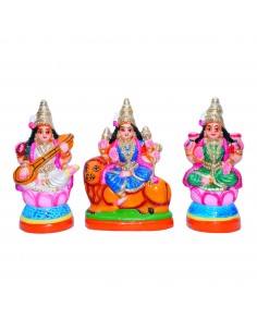 Lakshmi,Saraswathi&Durga (Medium) - 8.5"