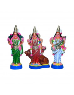 Lakshmi,Saraswathi & Durga(Stanting) - 11.5"