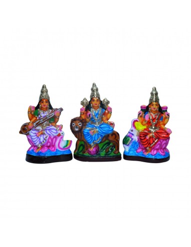 Lakshmi,Saraswathi & Durga (2)- 10.5"
