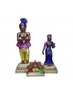 Thirumangai Azhvar & Kumudhavalli Thayaar - 22"