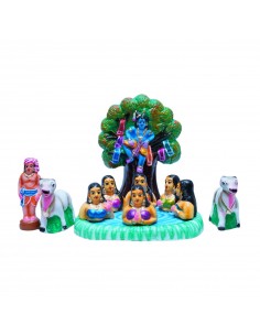 Krishna steals gopi's cloth - 10"