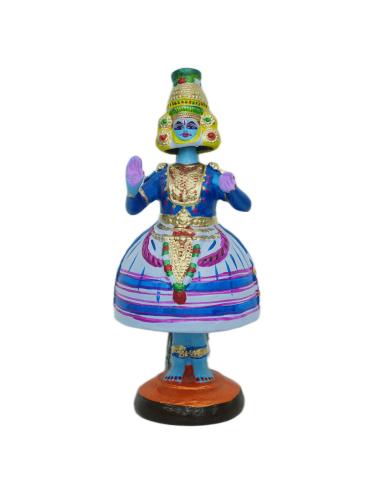Tanjore Dancing Doll - Kathakali Krishna - 15"